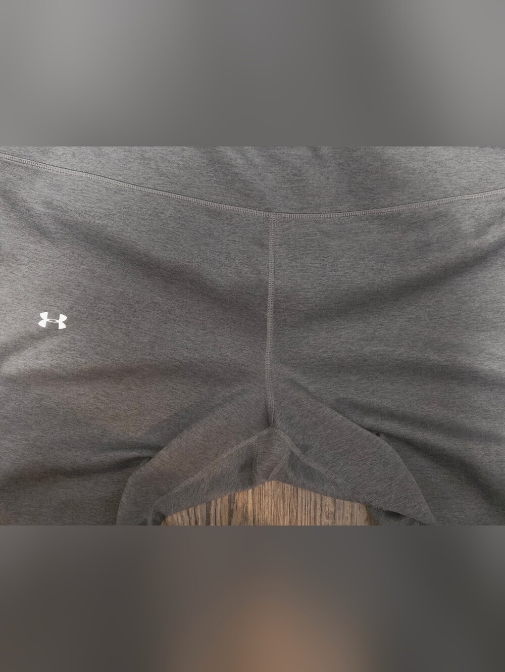 Under Armour Dark Charcoal Gray Women's Performance Leggings - Picture 7 of 8